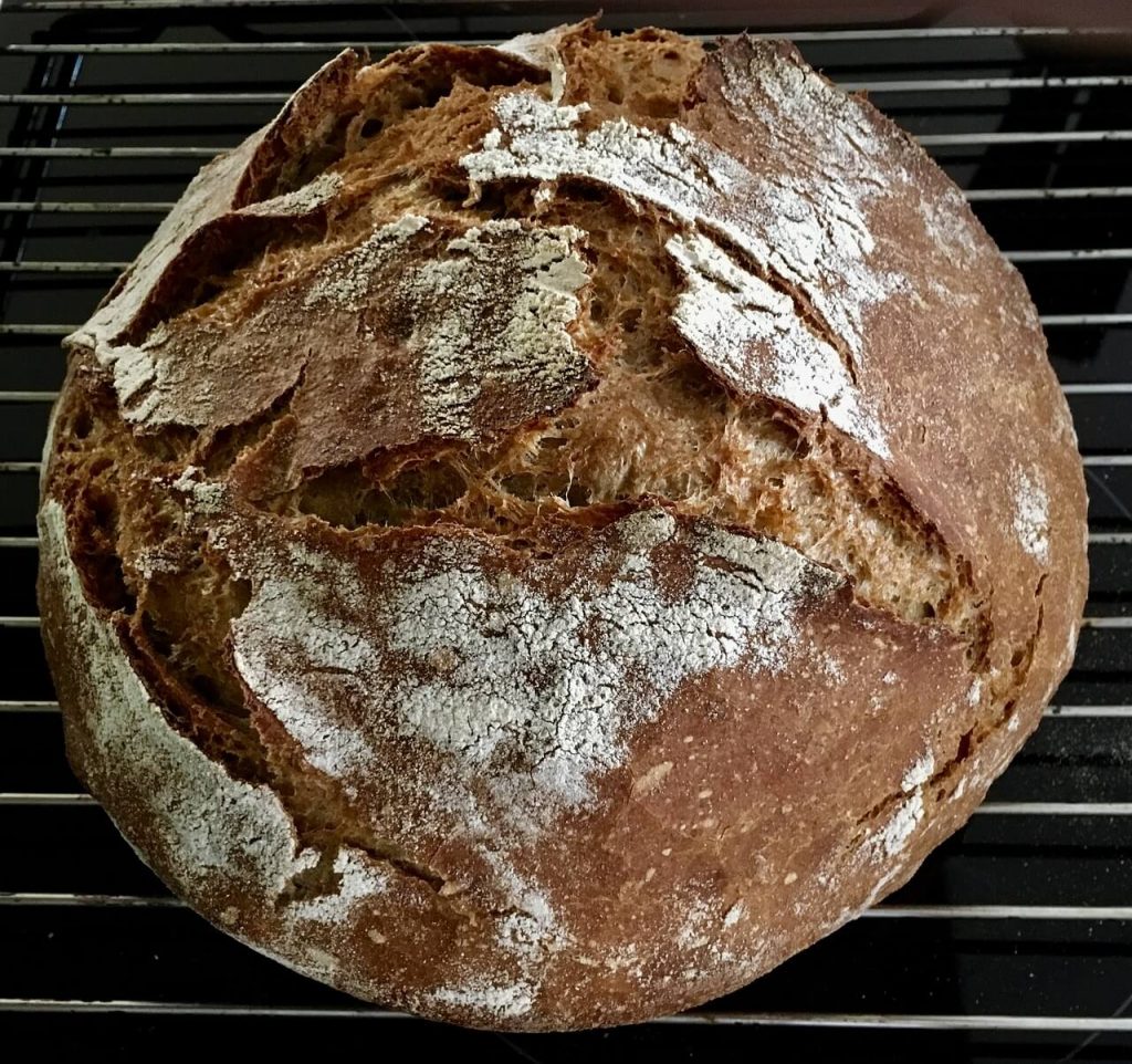 εύκολο ψωμί με αλεύρι χωρίς γλουτένη