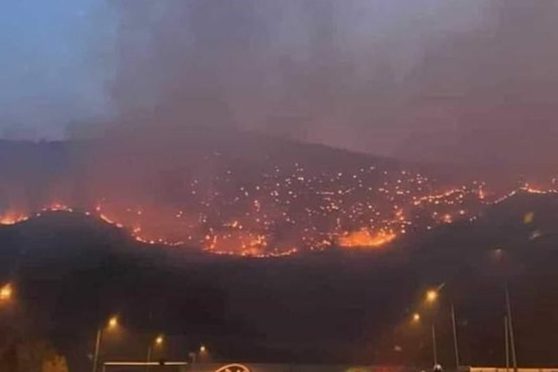 Φωτιά στην Αλβανία. Πηγή: albaniandailynews.com