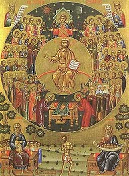 Όσιος Ευθύμιος ηγούμενος Βατοπεδίου και οι Δώδεκα μοναχοί Βατοπεδινοί
